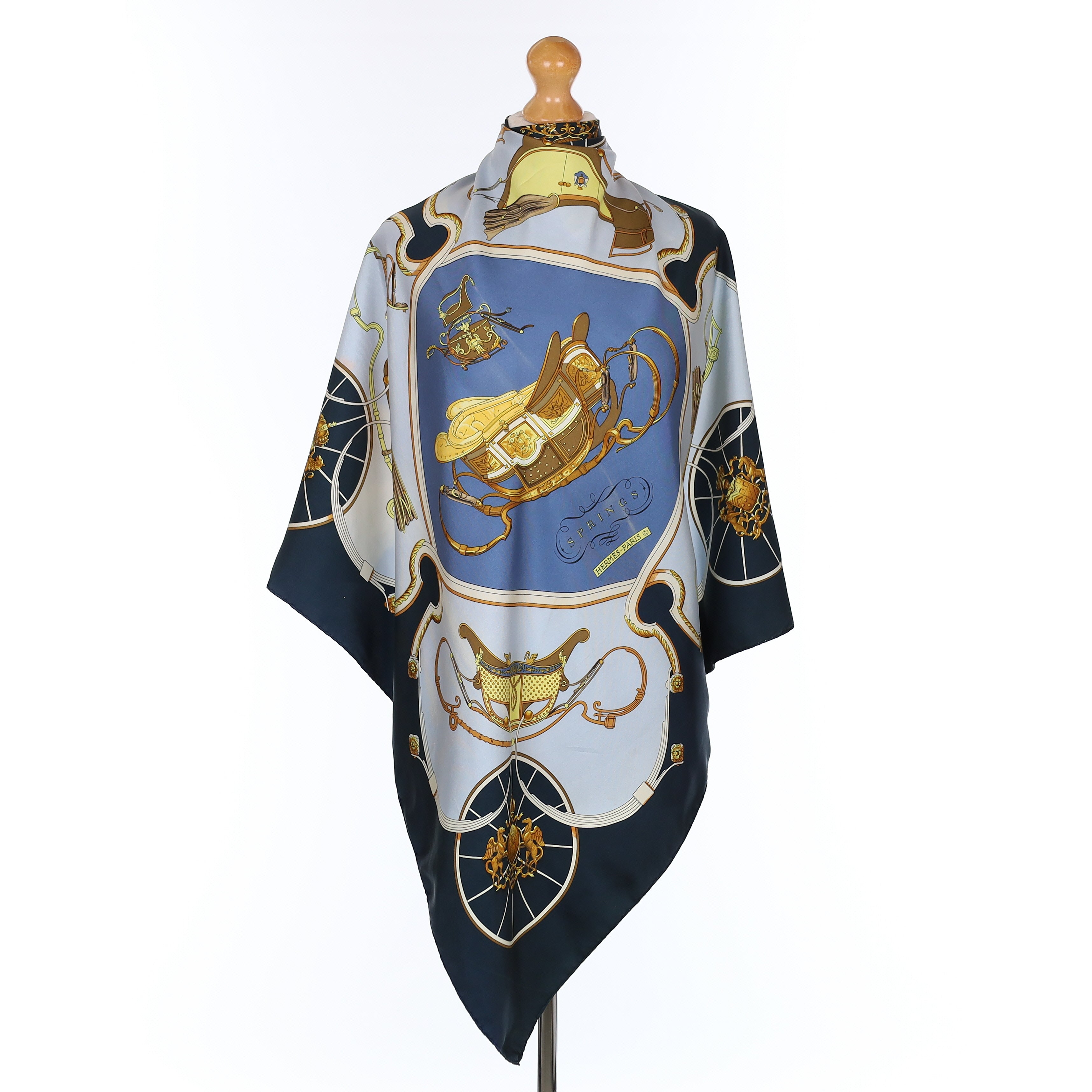 Hermès Springs Silk Scarf