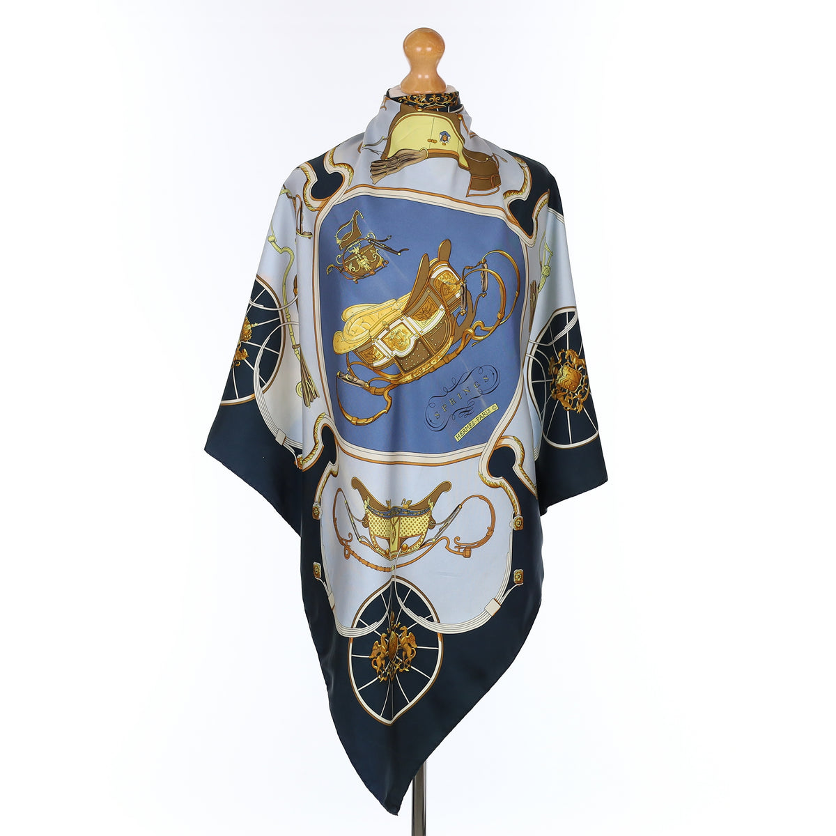 Hermès Springs Silk Scarf