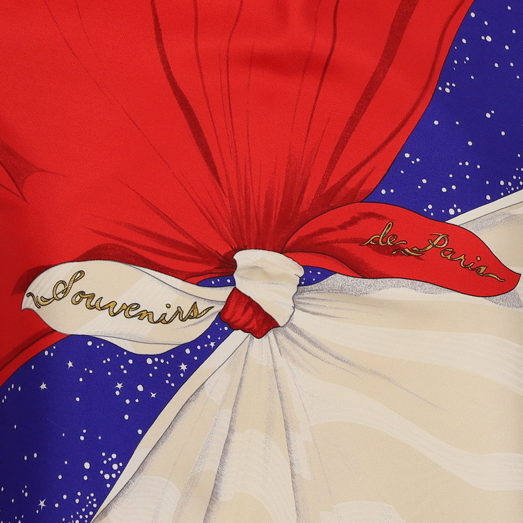 Pristine Boxed Hermès Souvenirs de Paris Silk Scarf