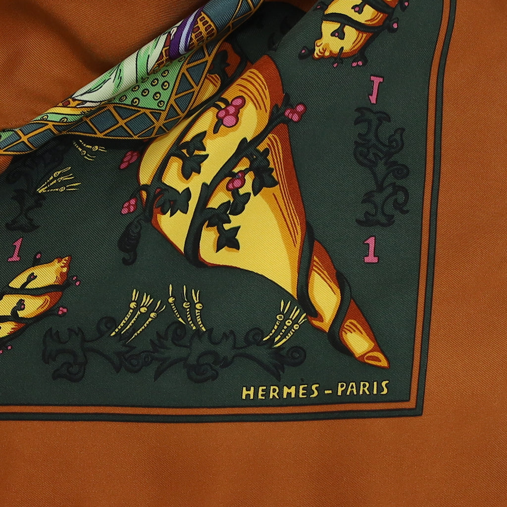 Le Tarot Hermès Silk Scarf