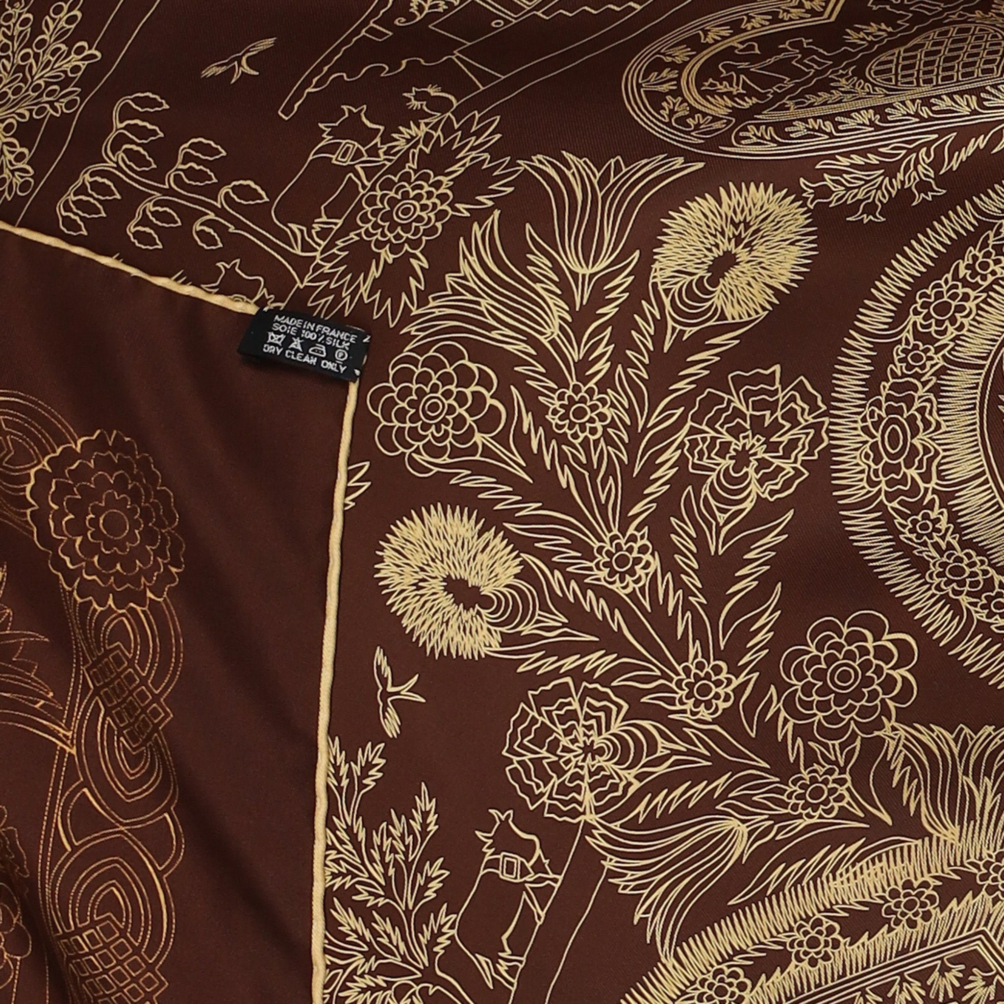Hermès Découpages Silk Scarf