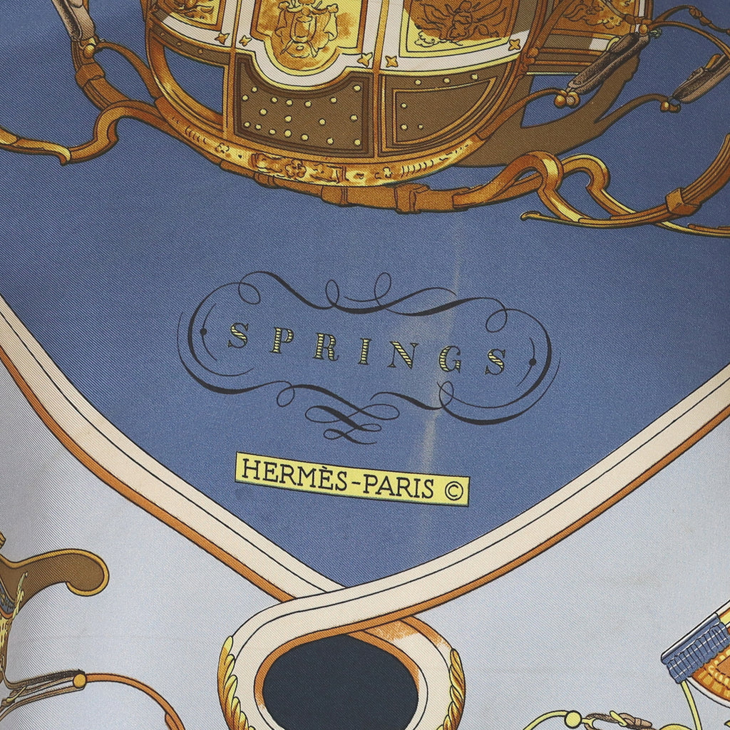Hermès Springs Silk Scarf