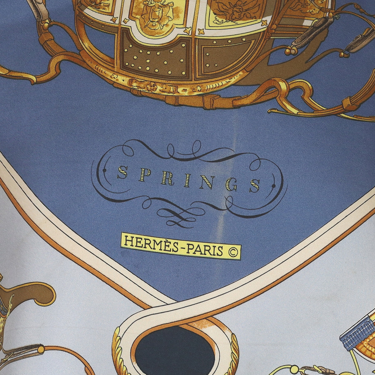 Hermès Springs Silk Scarf