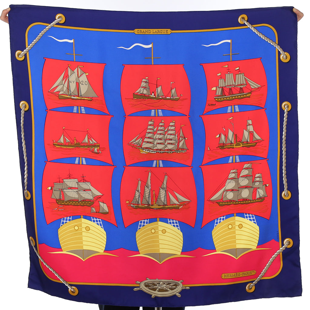 Hermès Grand Largue Silk Scarf