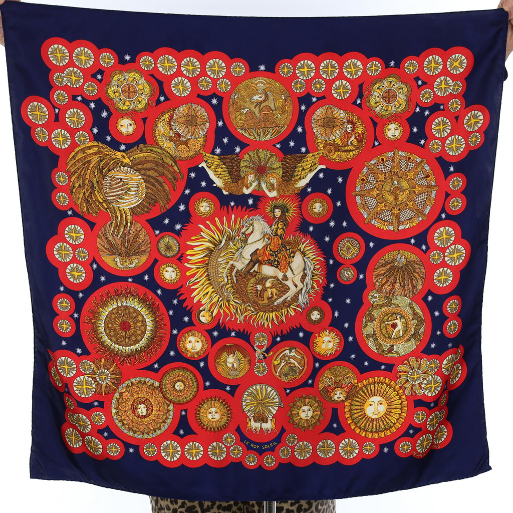 Hermès Le Roy Soleil Silk Scarf