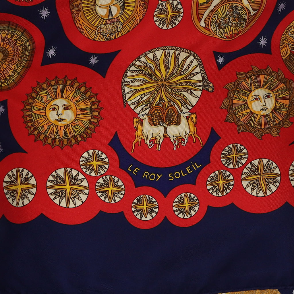 Hermès Le Roy Soleil Silk Scarf