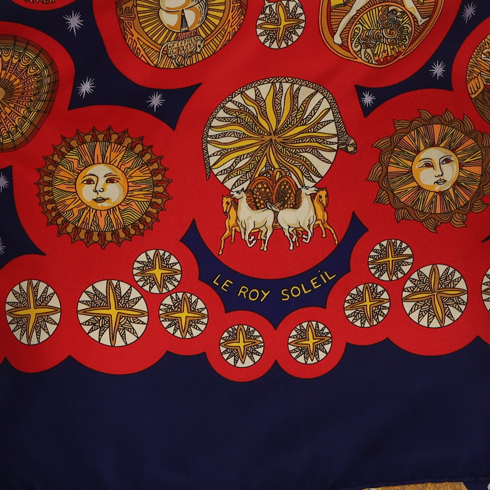 Hermès Le Roy Soleil Silk Scarf