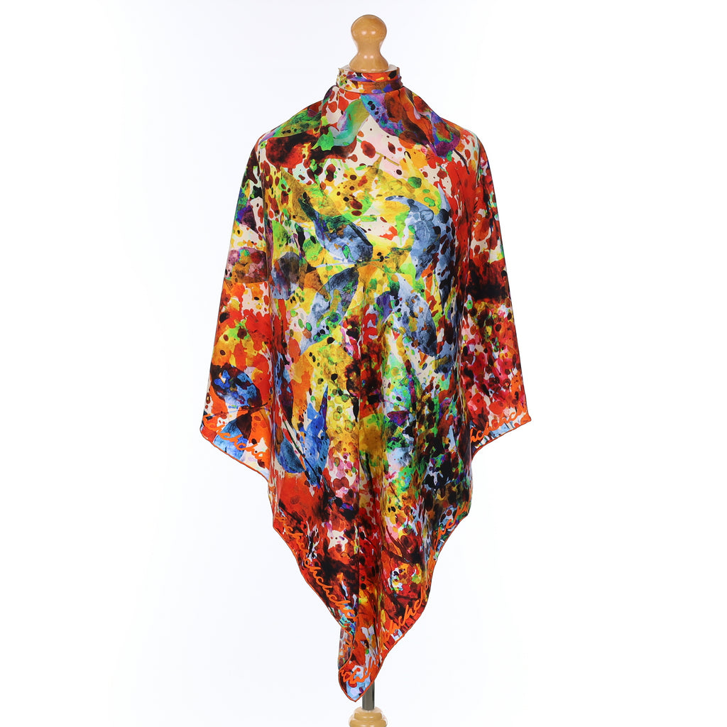 Carolina Herrera Multicoloured Silk Scarf