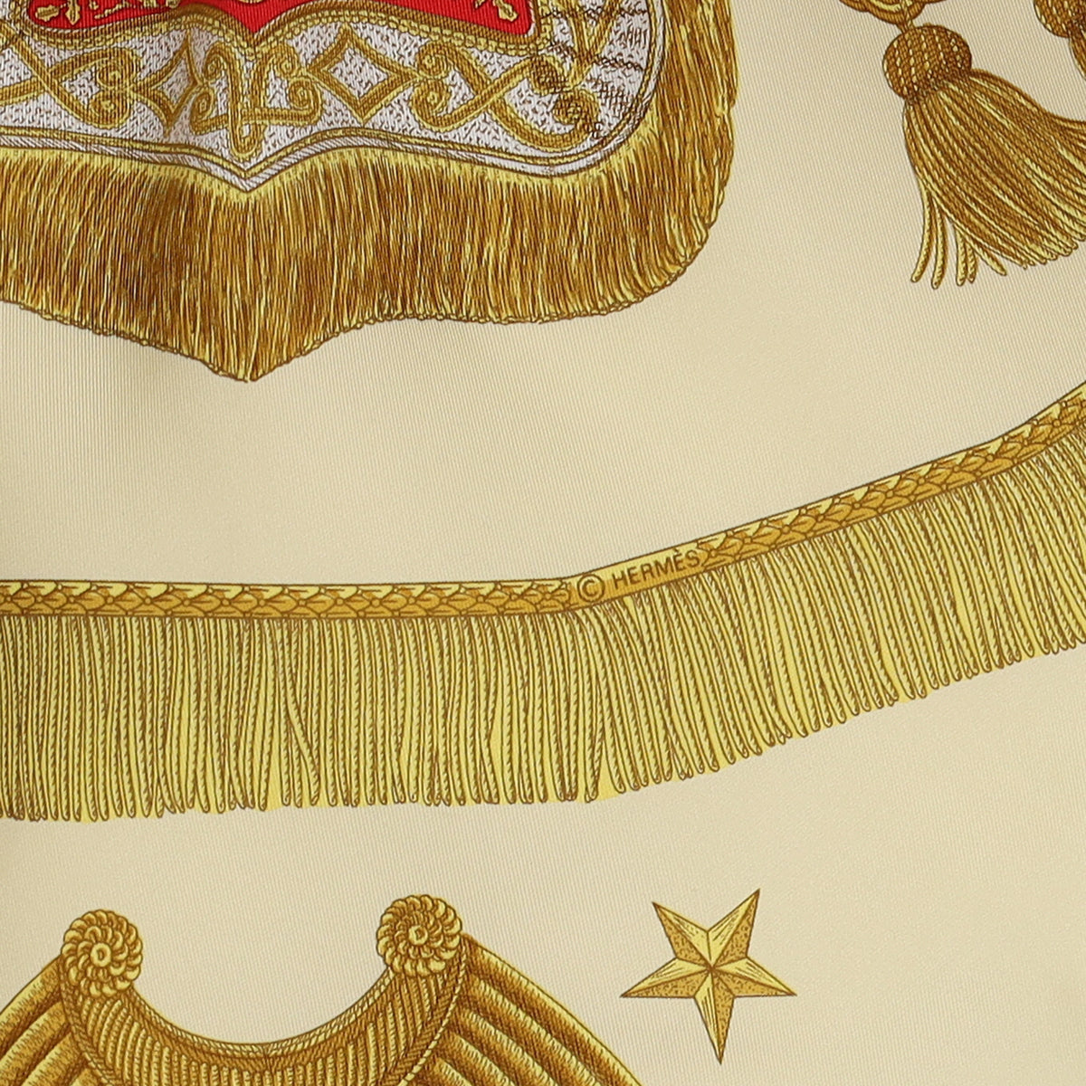 Pristine Hermès Poste et Cavalerie Vintage Silk Scarf