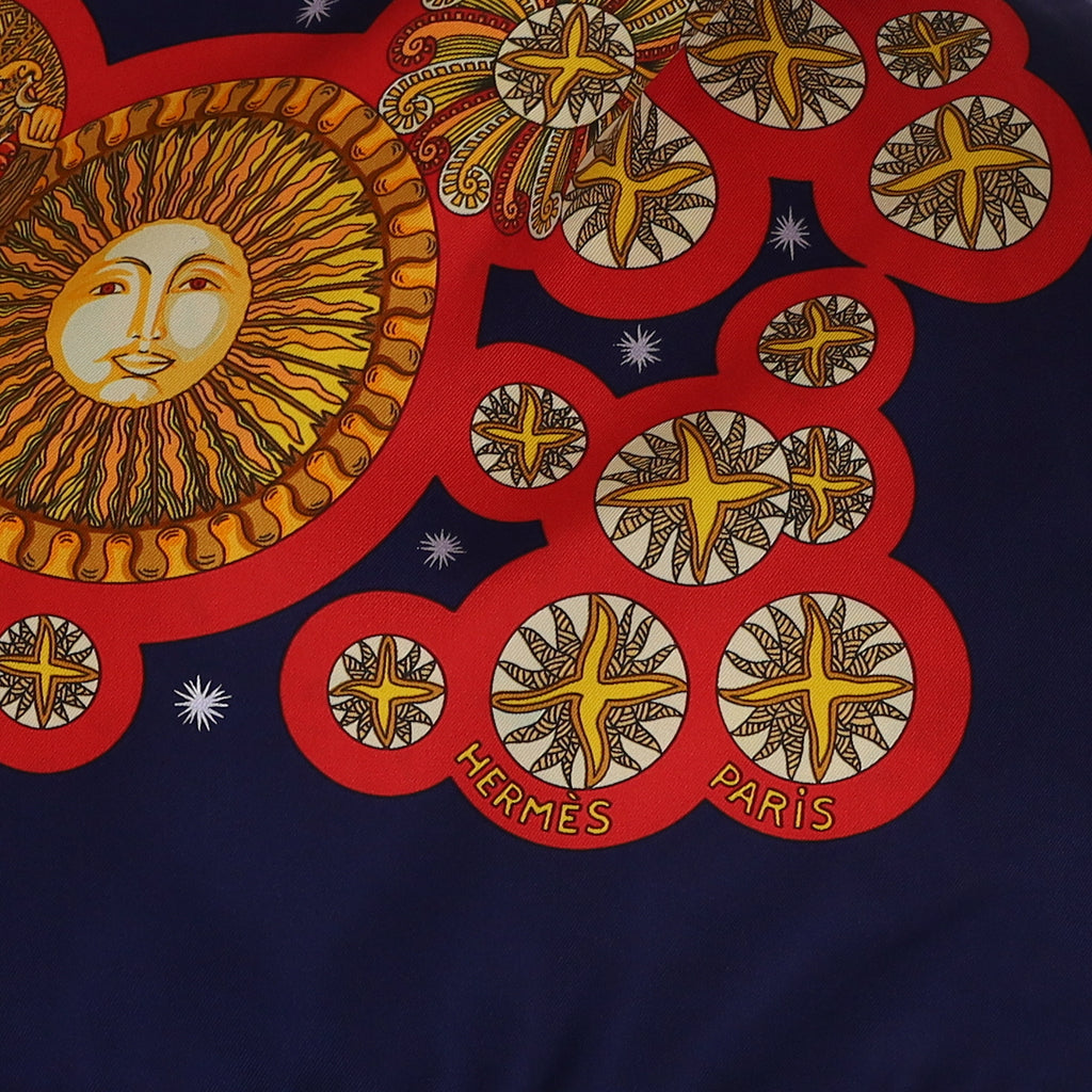 Hermès Le Roy Soleil Silk Scarf