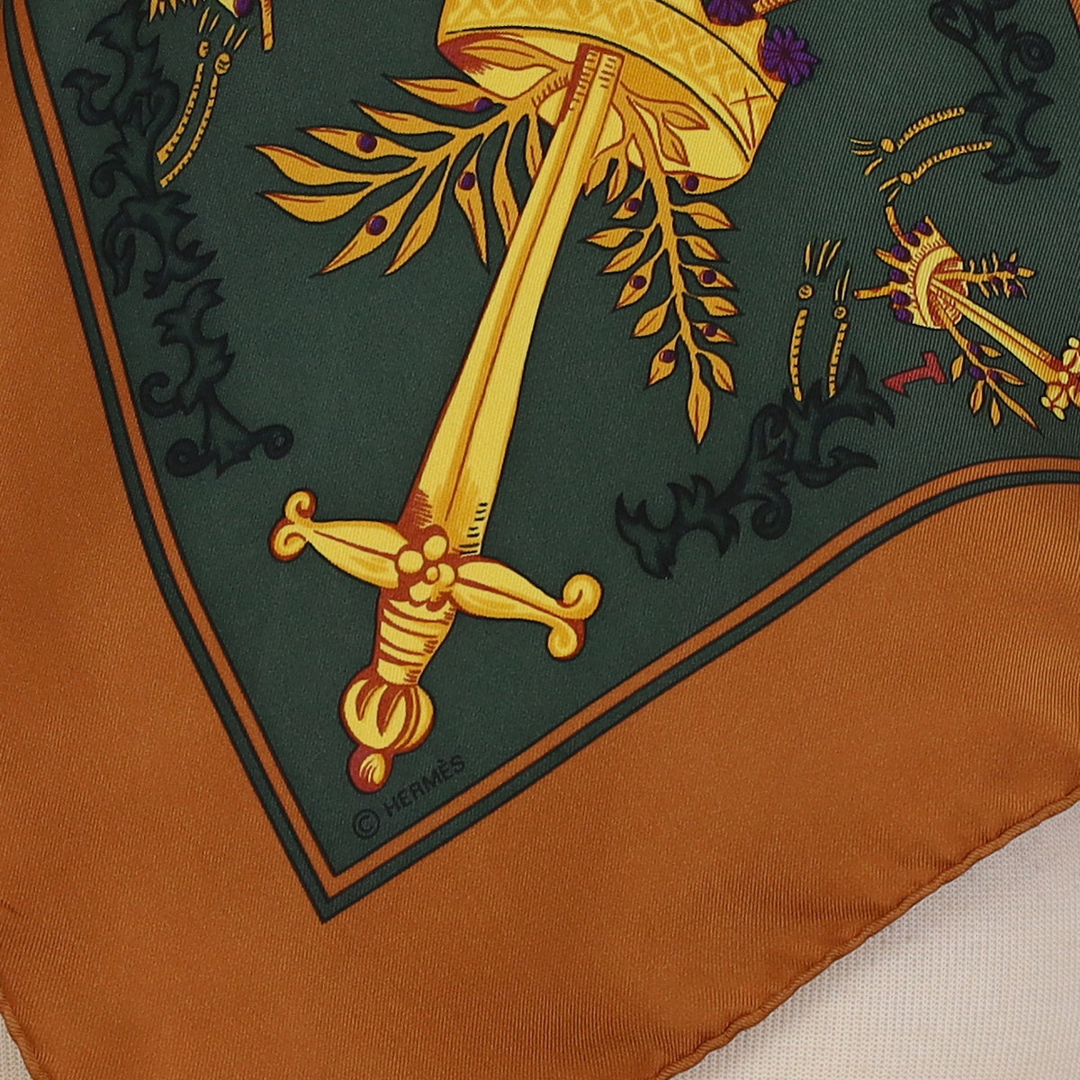 Le Tarot Hermès Silk Scarf