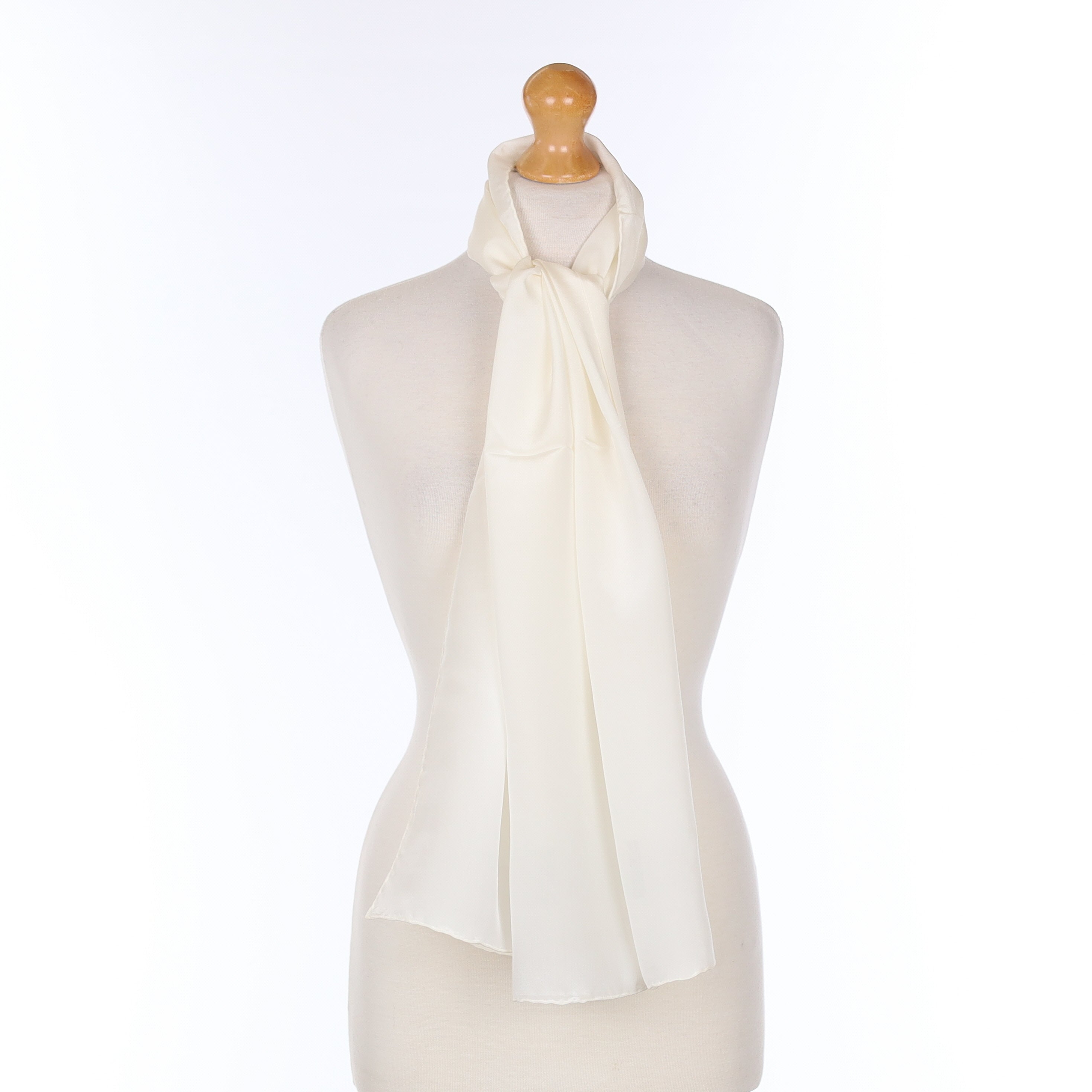 Brand New Ivory Silk Scarf