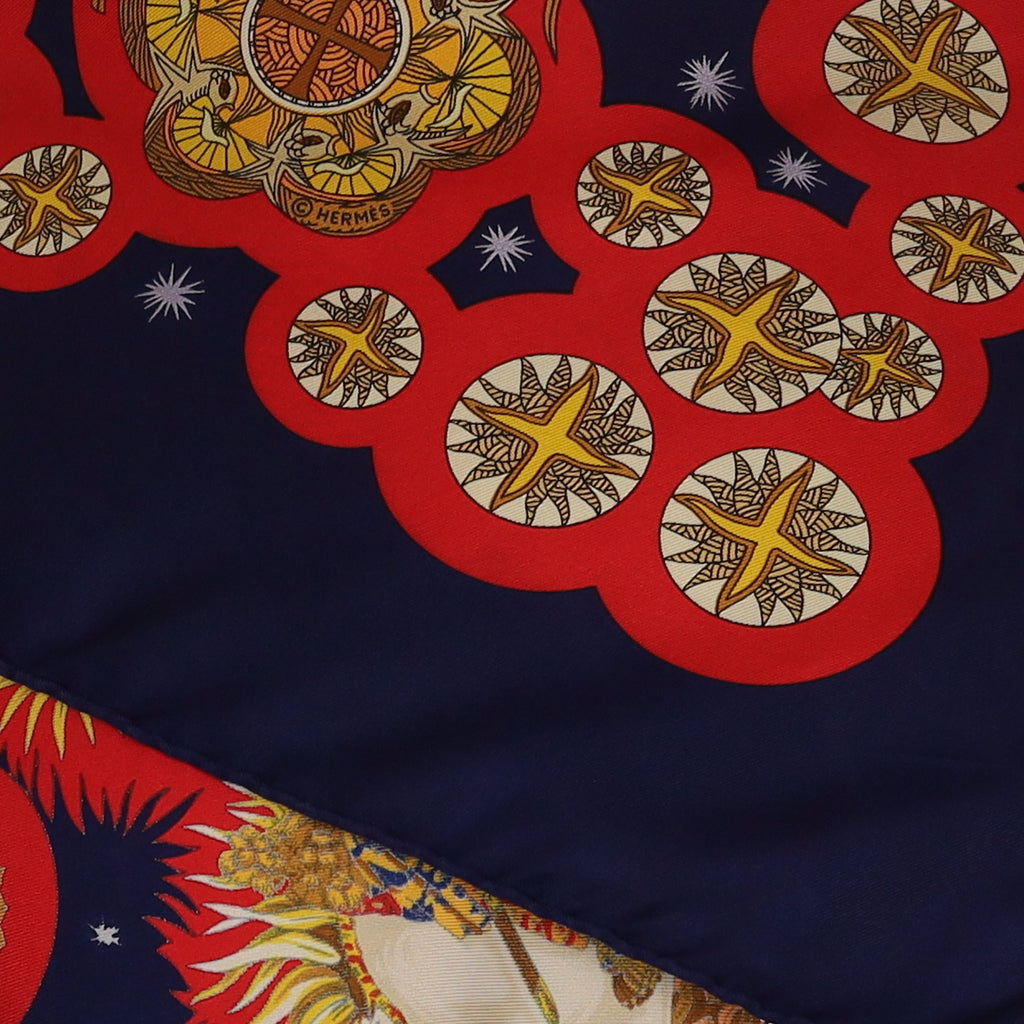 Hermès Le Roy Soleil Silk Scarf