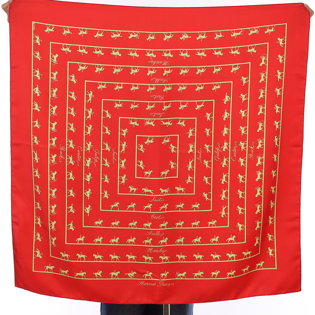 Pristine Hermès Les Allures Silk Scarf