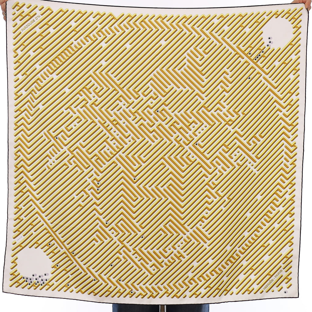 Hermès Parcours D'h Silk Scarf