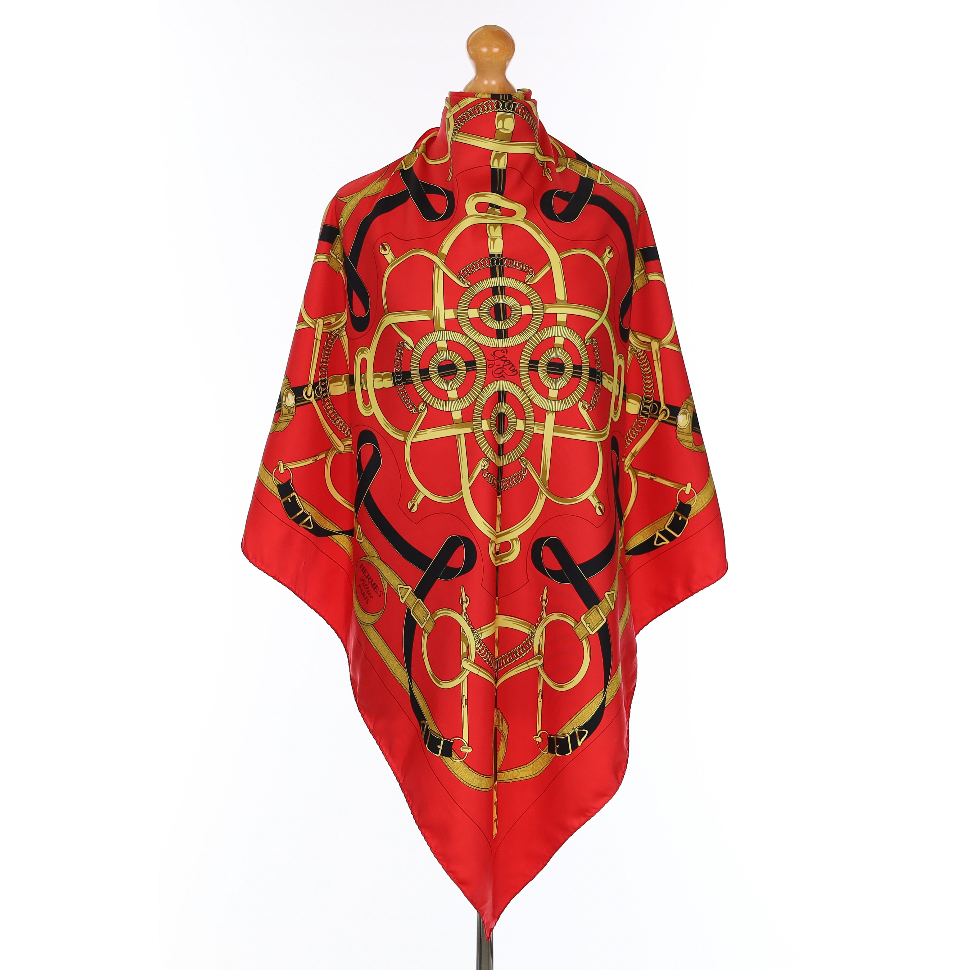 Hermès Eperon d'Or Silk Scarf