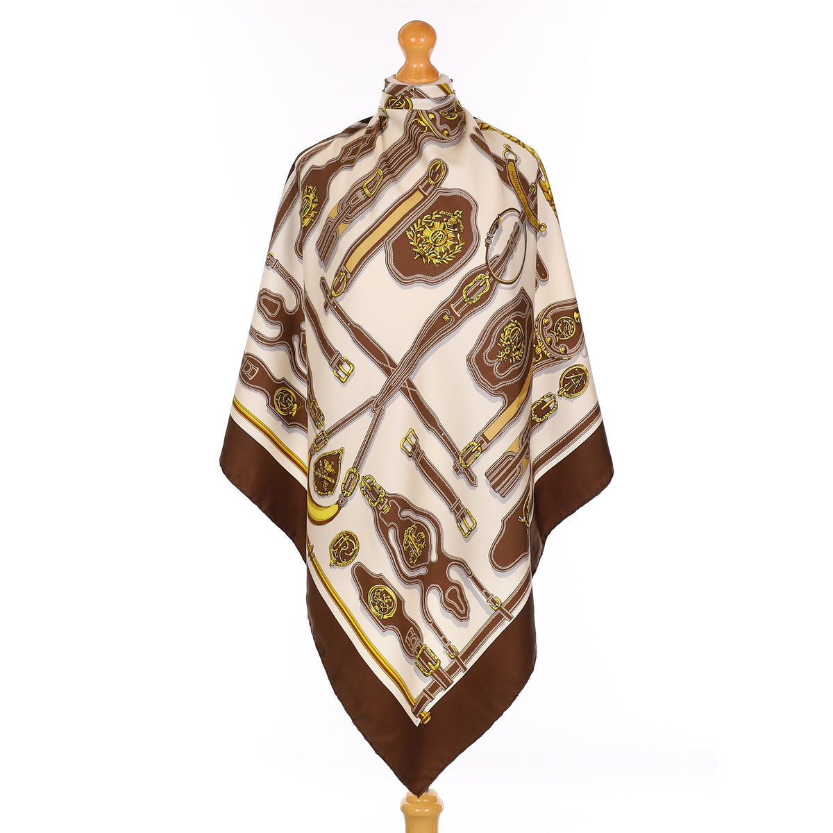 Hermès Harnais des Présidents Vintage Silk Scarf