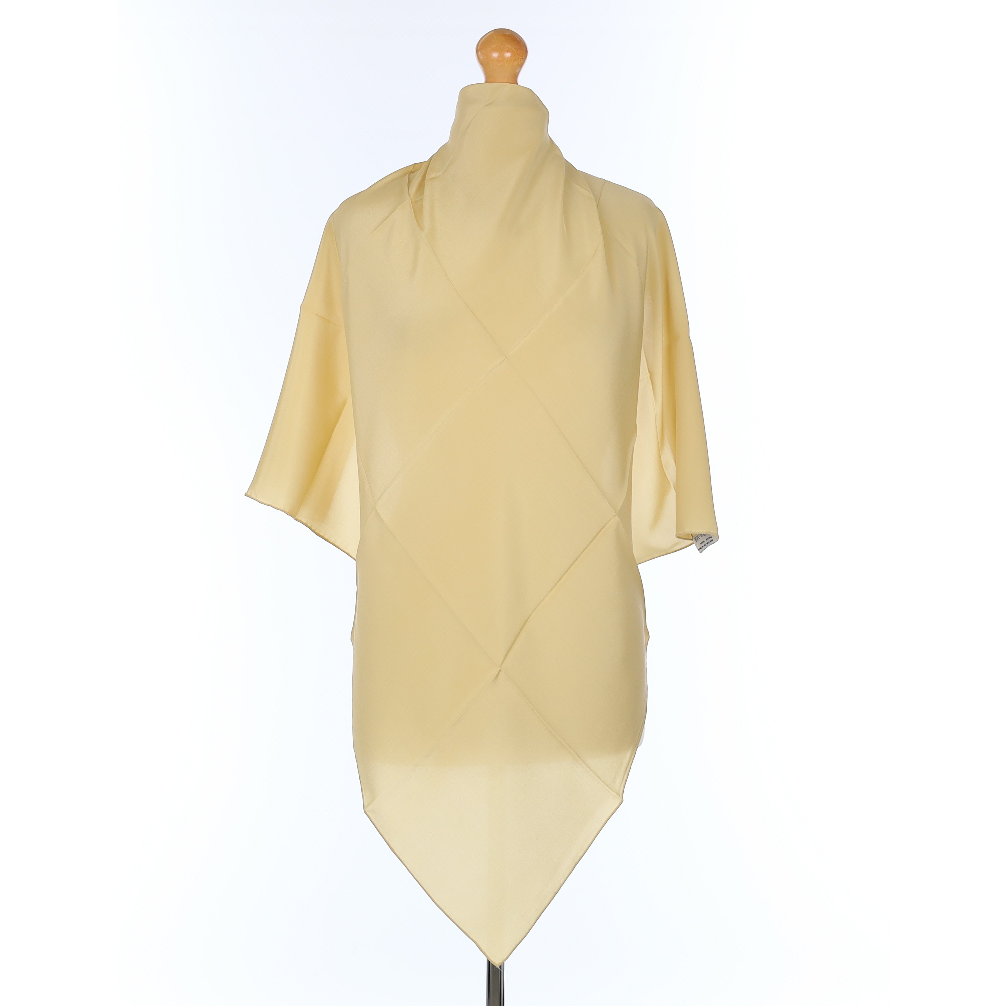 Brand New Pale Camel Silk Scarf