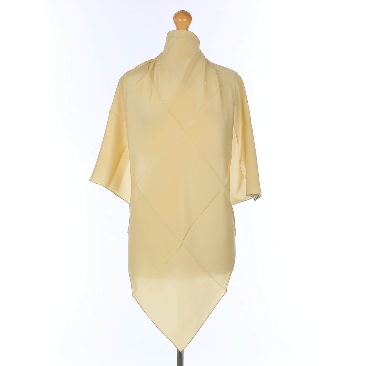 Brand New Pale Camel Silk Scarf