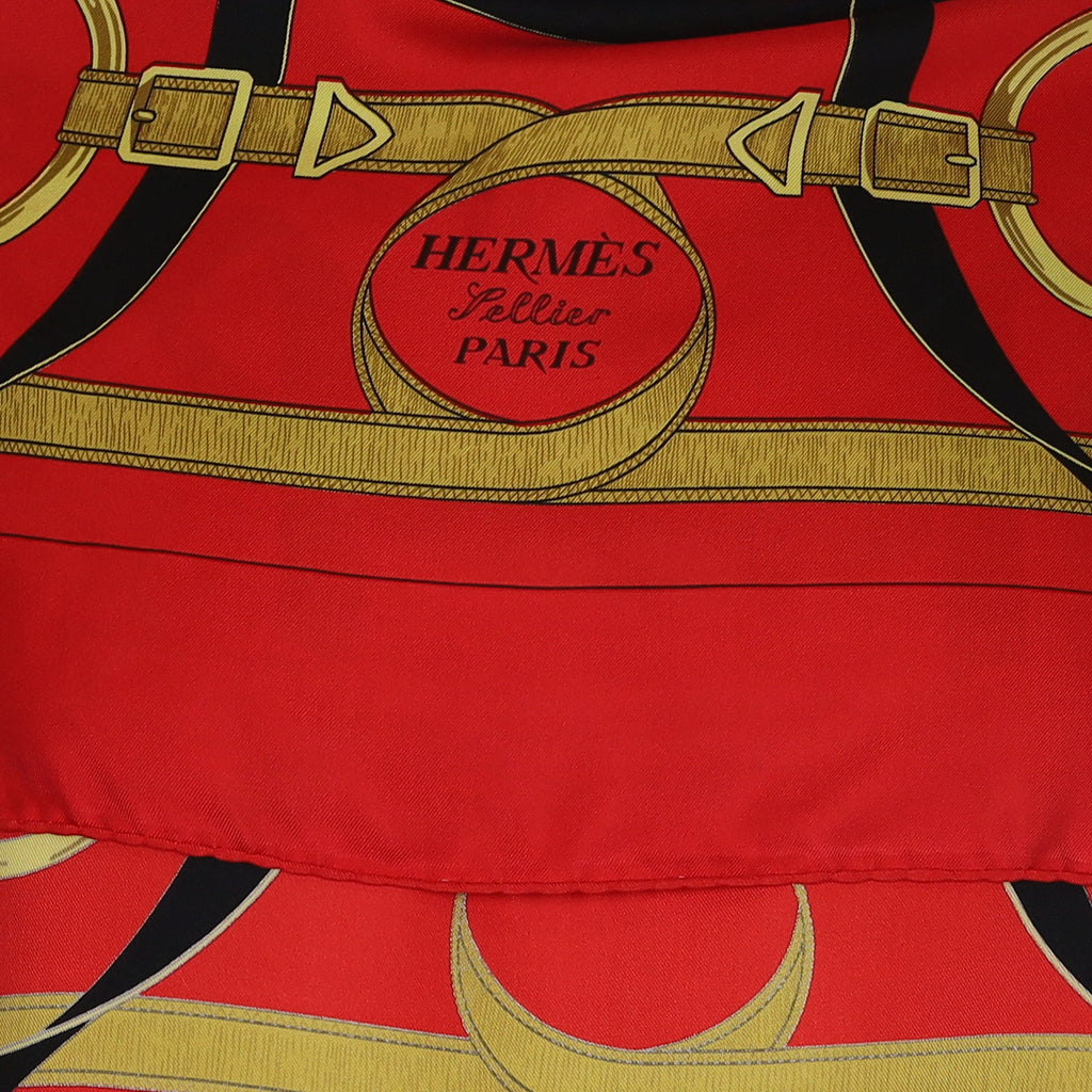 Hermès Eperon d'Or Silk Scarf