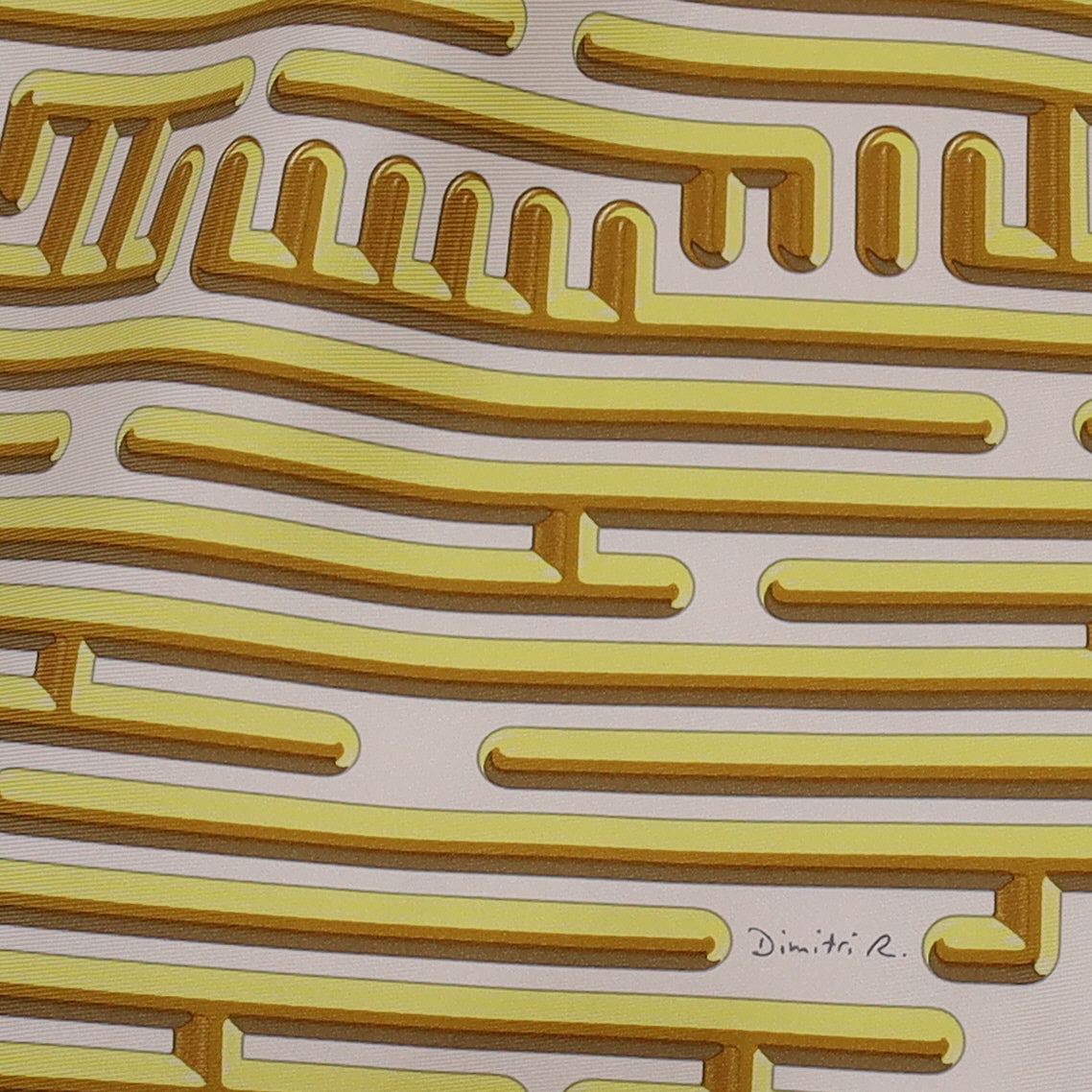 Hermès Parcours D'h Silk Scarf