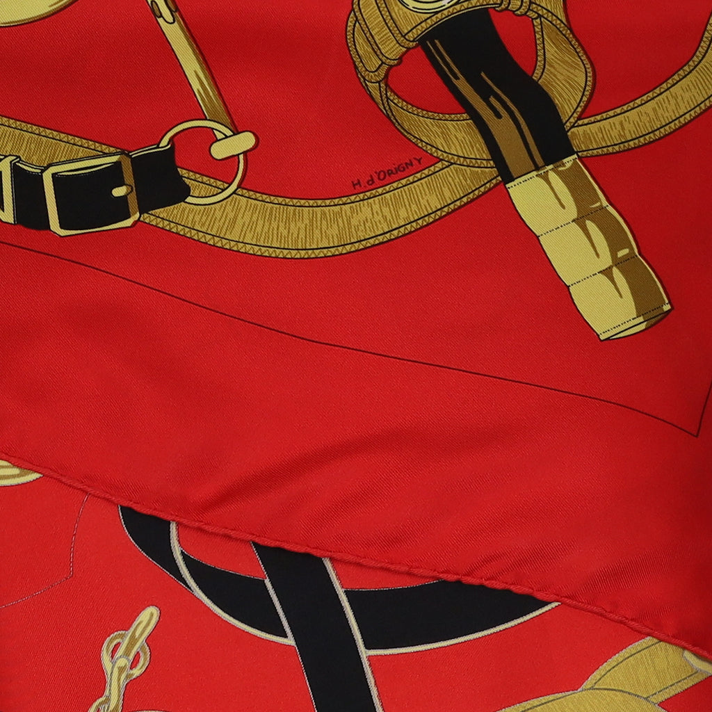 Hermès Eperon d'Or Silk Scarf