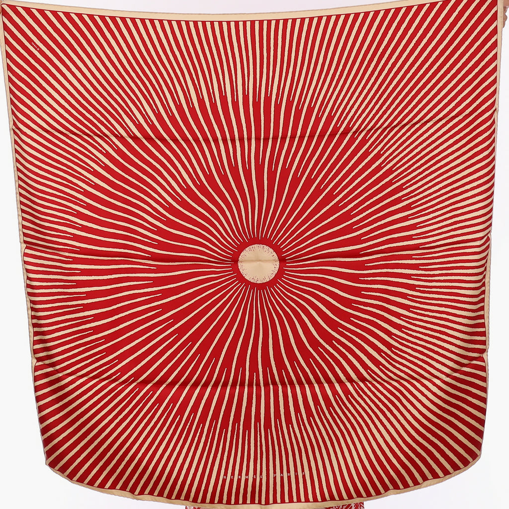 Pristine Boxed Hermès Soleil Silk Scarf