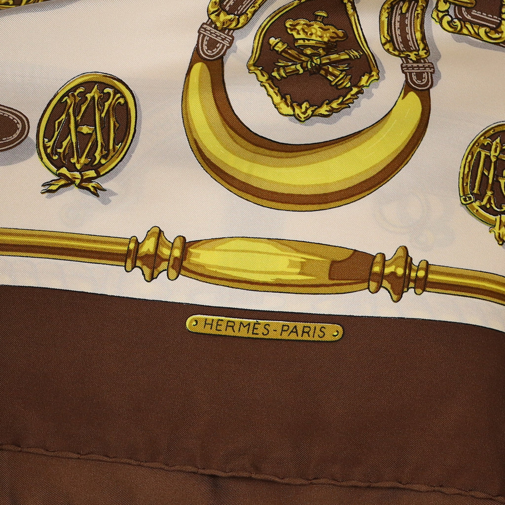 Hermès Harnais des Présidents Vintage Silk Scarf