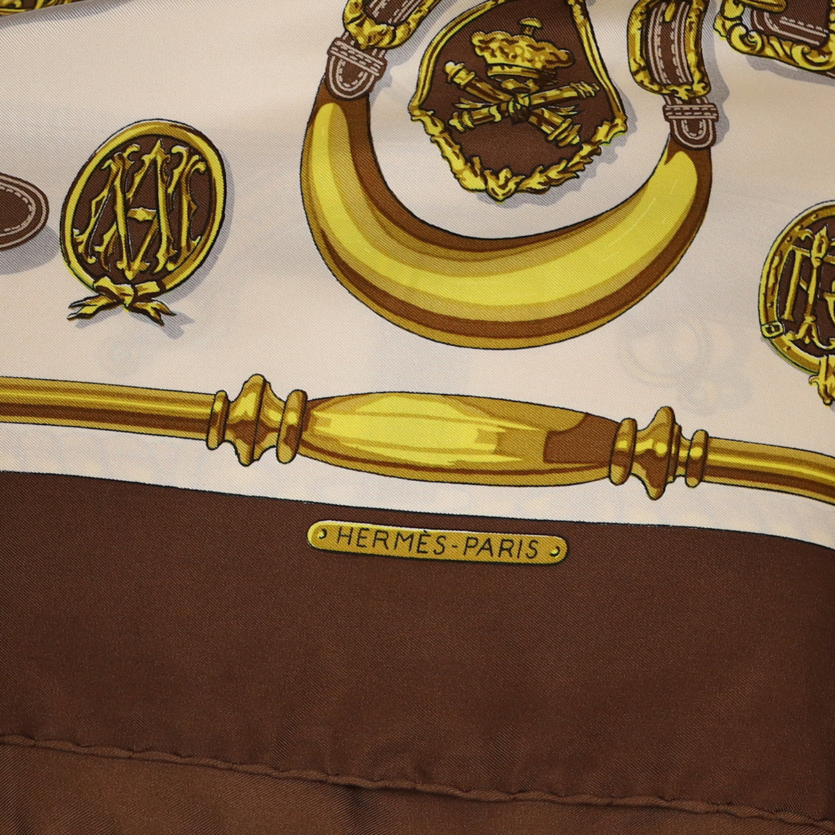 Hermès Harnais des Présidents Vintage Silk Scarf