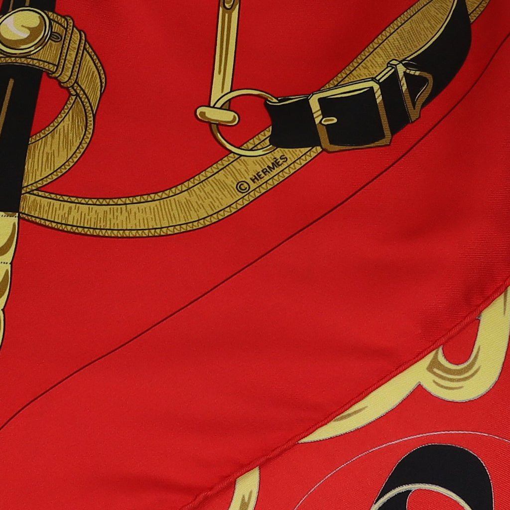 Hermès Eperon d'Or Silk Scarf