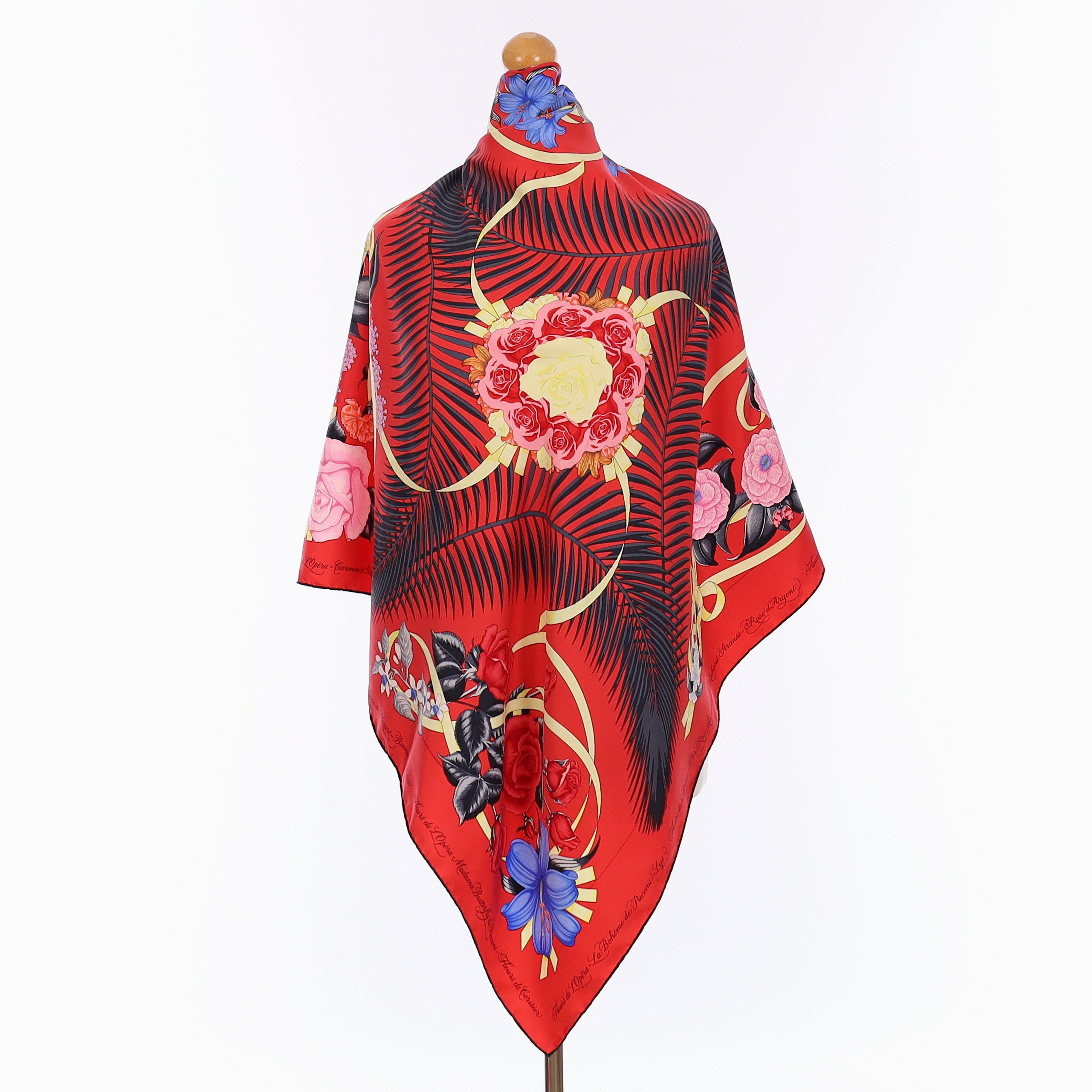 Fleurs de L'Opera Hermès Silk Scarf