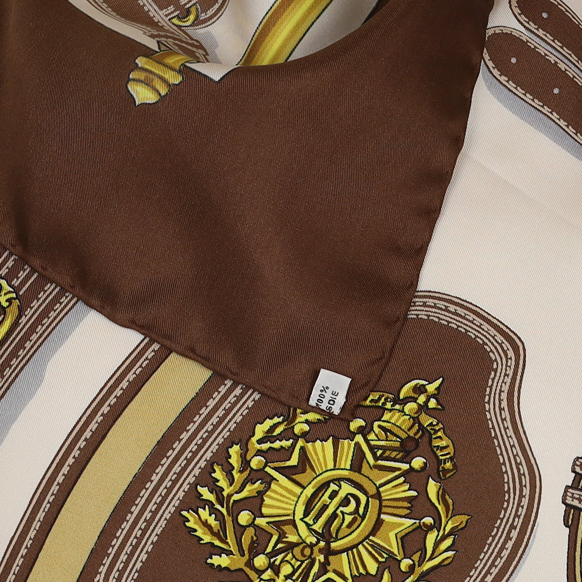 Hermès Harnais des Présidents Vintage Silk Scarf