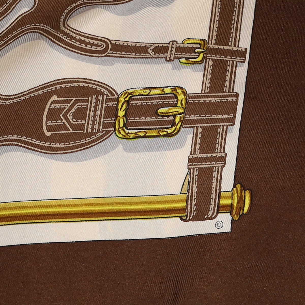 Hermès Harnais des Présidents Vintage Silk Scarf