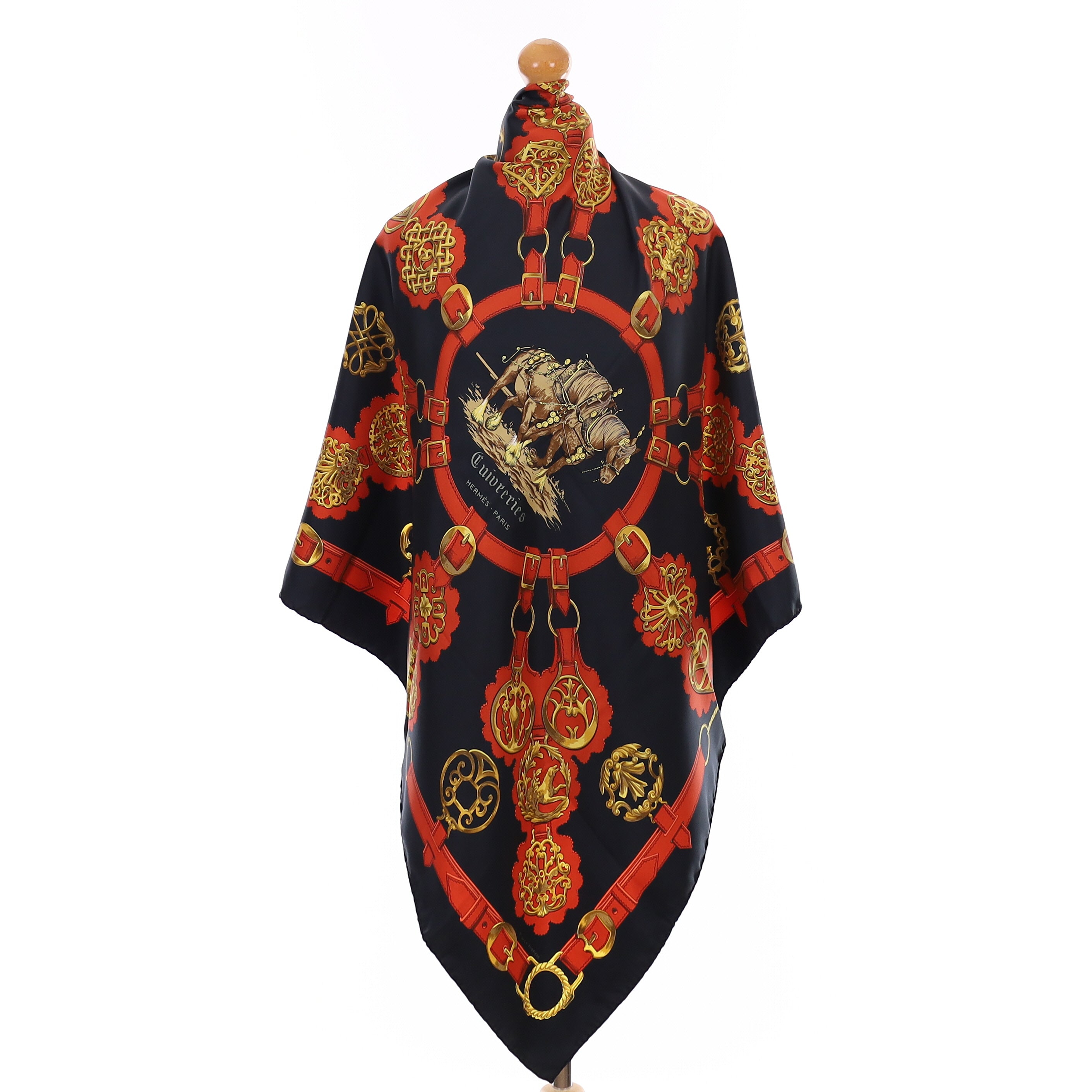 Hermès Cuivreries Silk Scarf