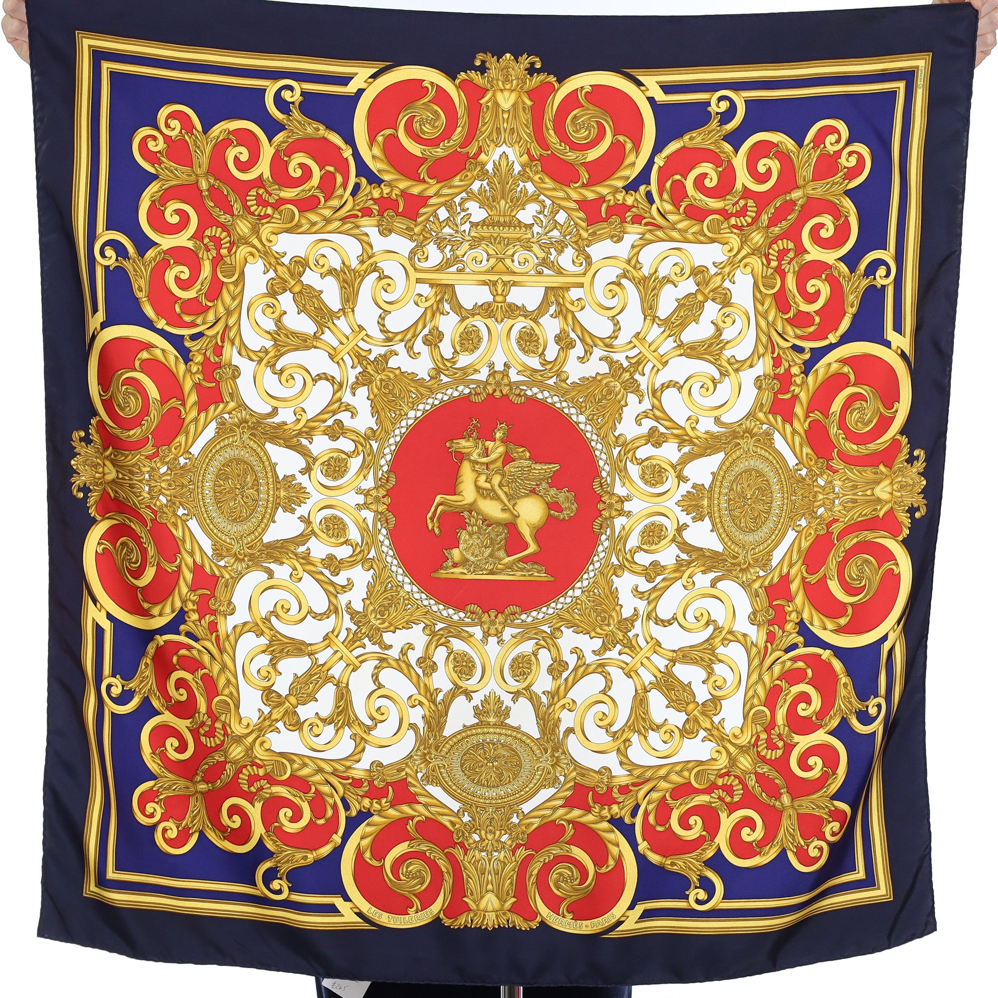 Hermès Les Tuileries Silk Scarf