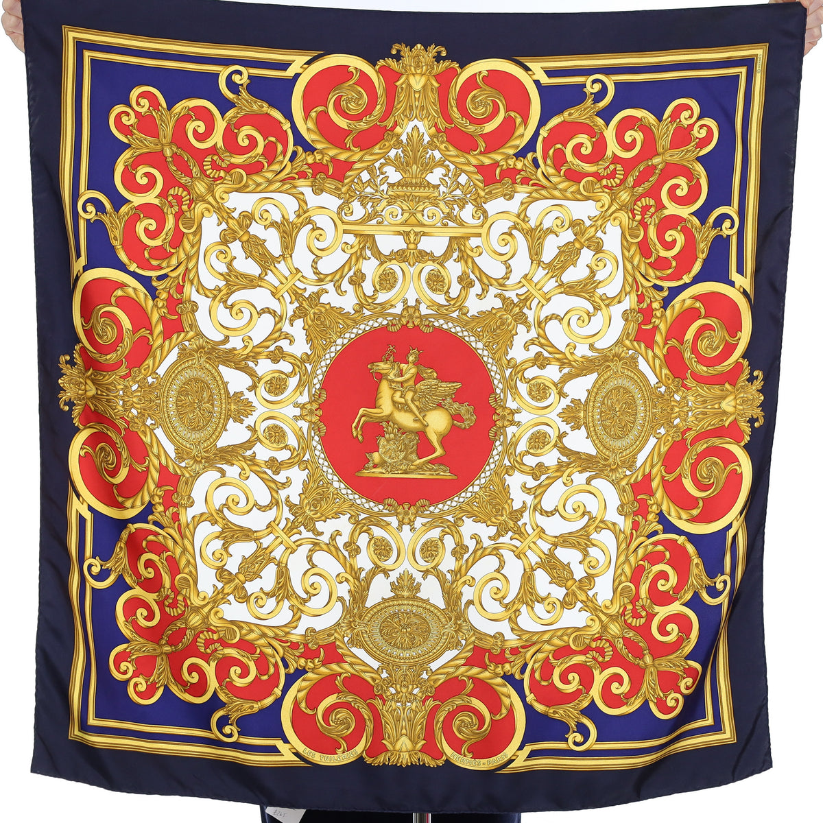 Hermès Les Tuileries Silk Scarf