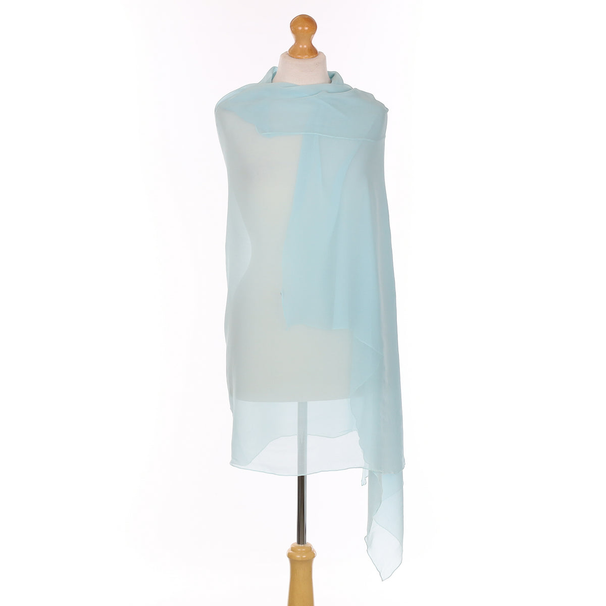 Pale Aqua Silk Wrap