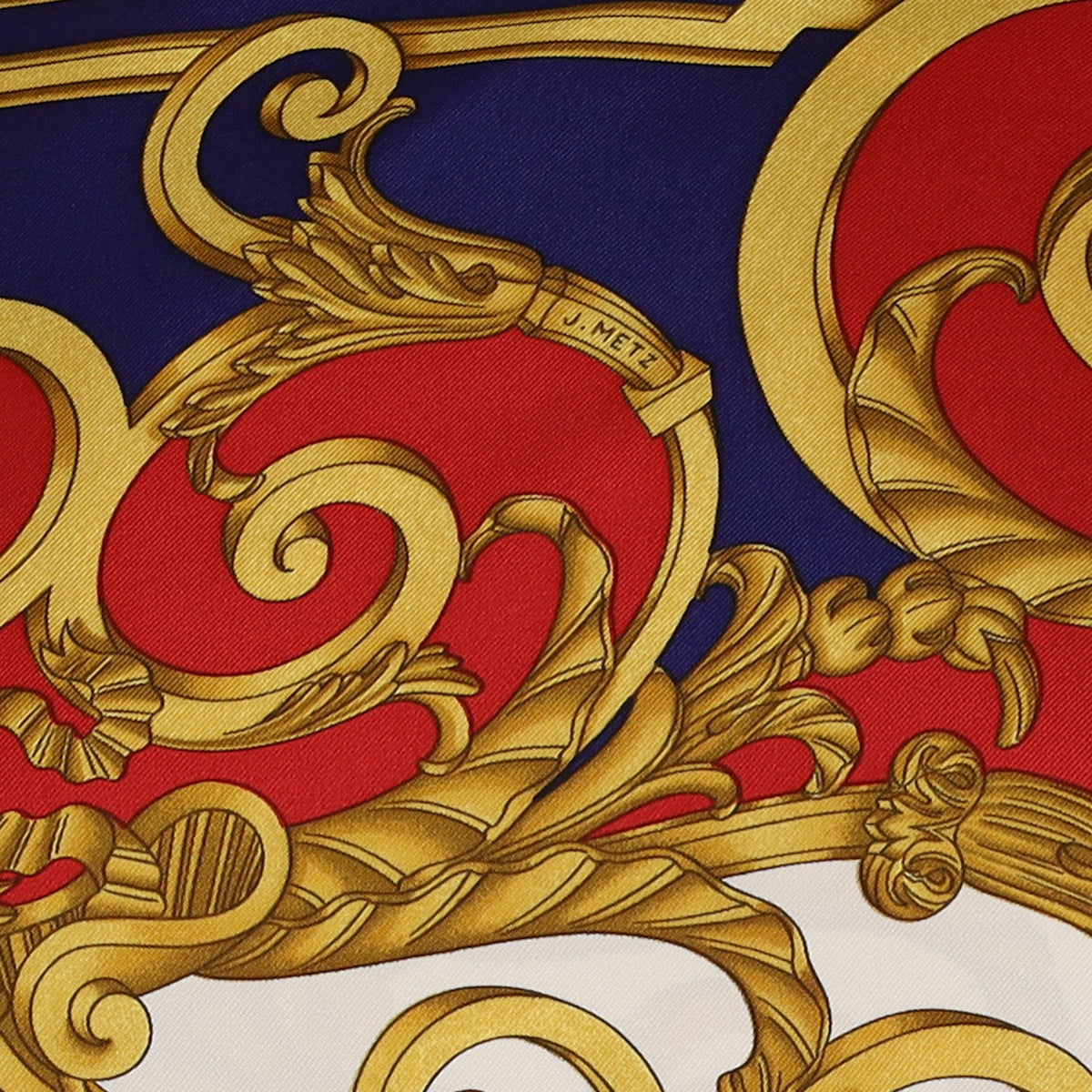 Hermès Les Tuileries Silk Scarf