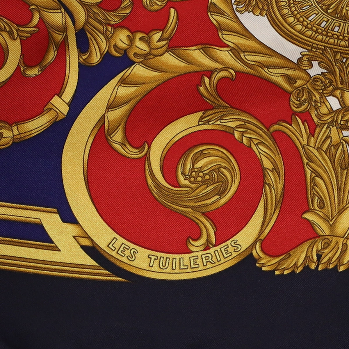 Hermès Les Tuileries Silk Scarf