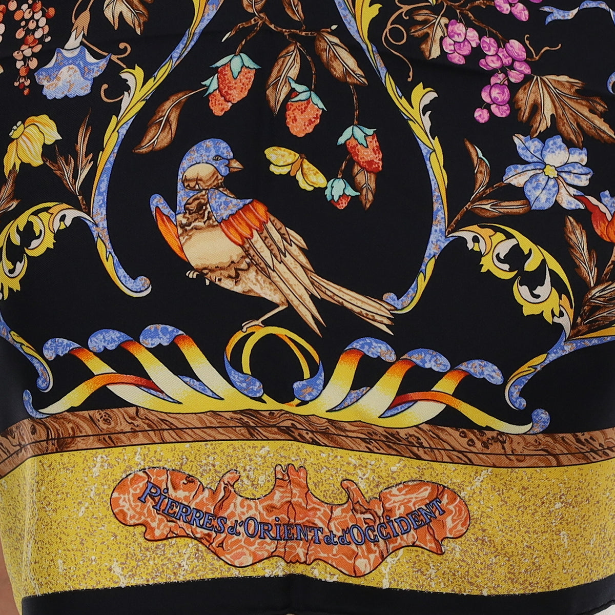 Hermès Pierres d'Orient et d'Occident Silk Scarf