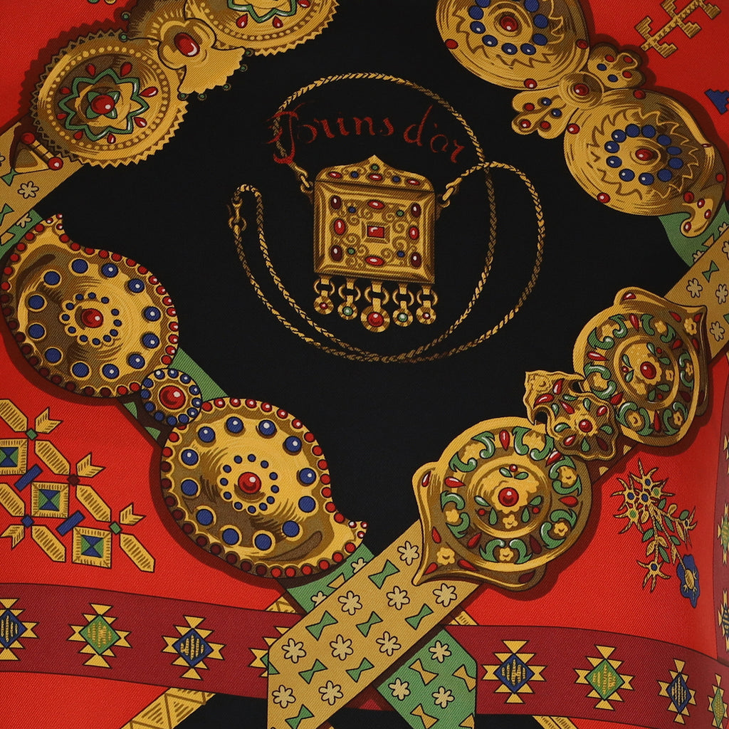 Hermès Brins D'or Silk Scarf
