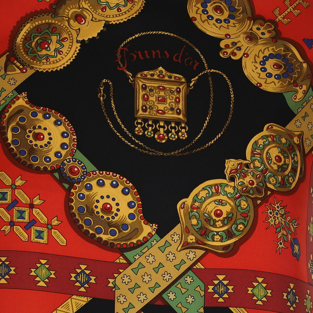 Hermès Brins D'or Silk Scarf