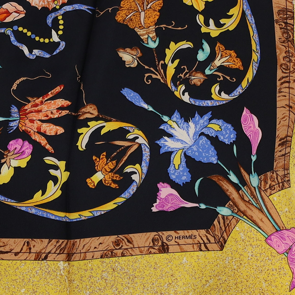 Hermès Pierres d'Orient et d'Occident Silk Scarf