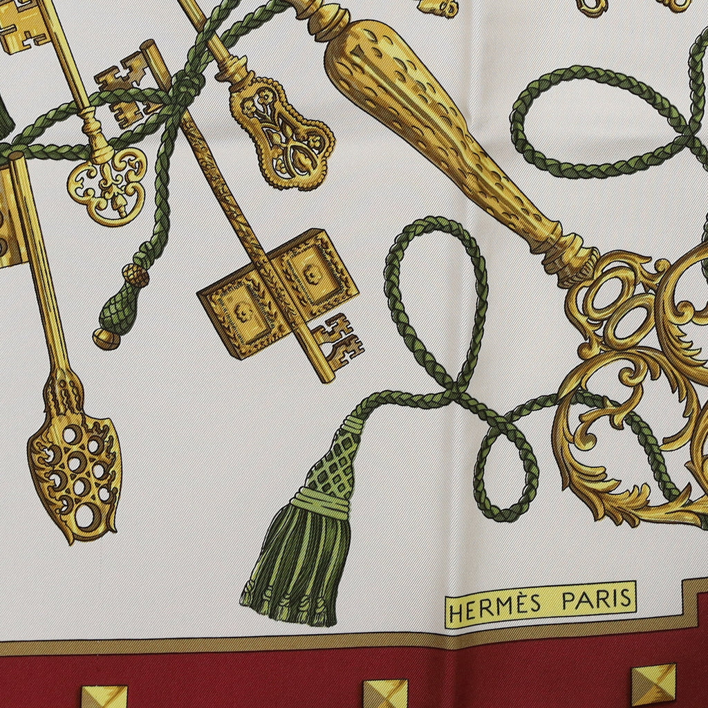 Hermès Les Clefs Silk Scarf