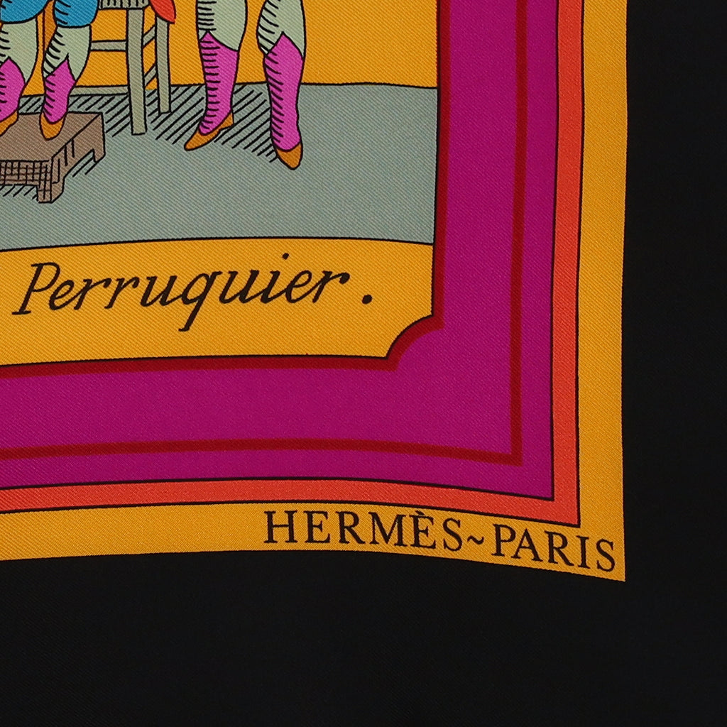 Pristine Boxed Hermès L'alphabet des Metiers Silk Scarf Rare