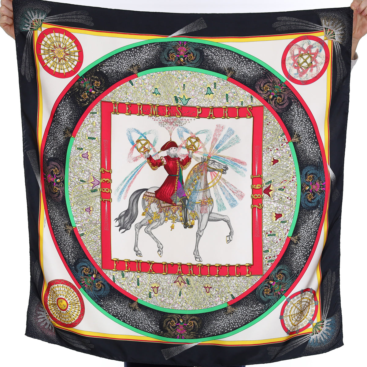 Hermès Feux D'artifice Silk Scarf