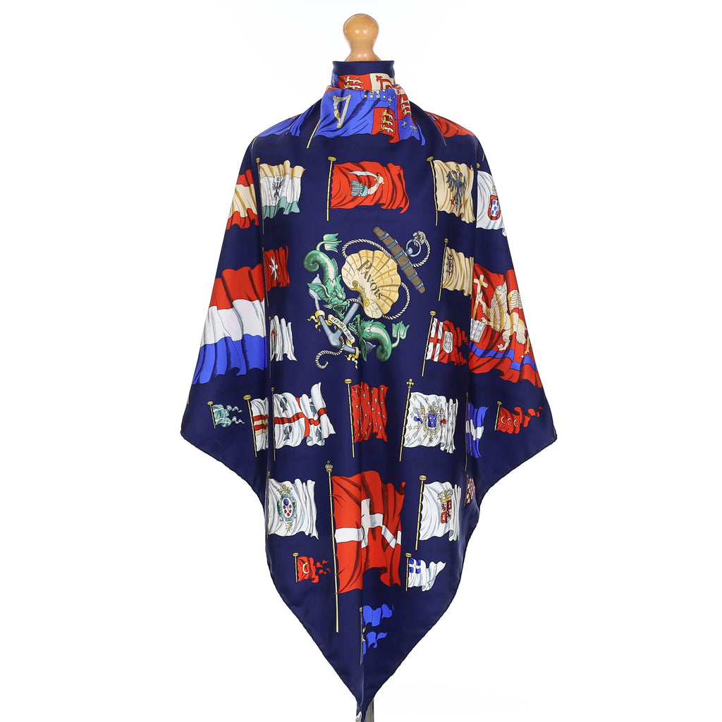Hermès Pavois Silk Scarf