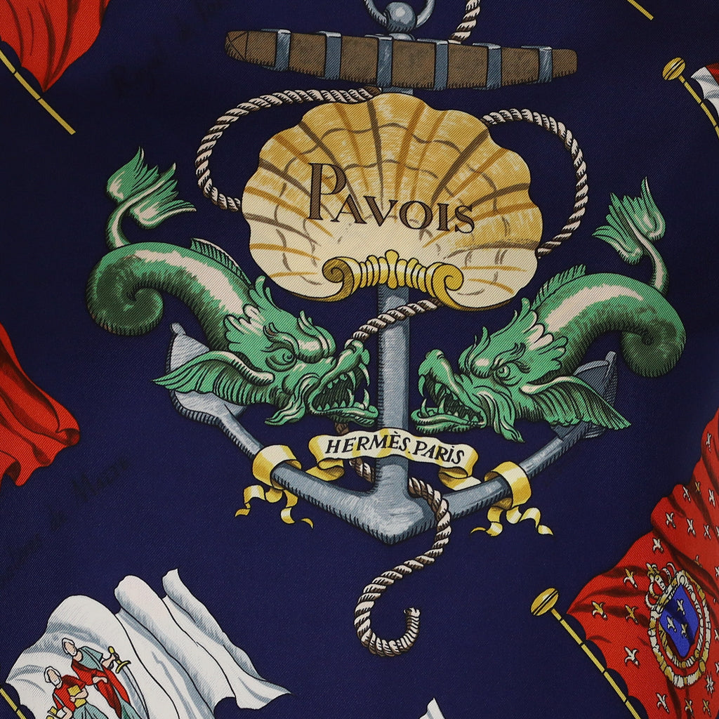 Hermès Pavois Silk Scarf