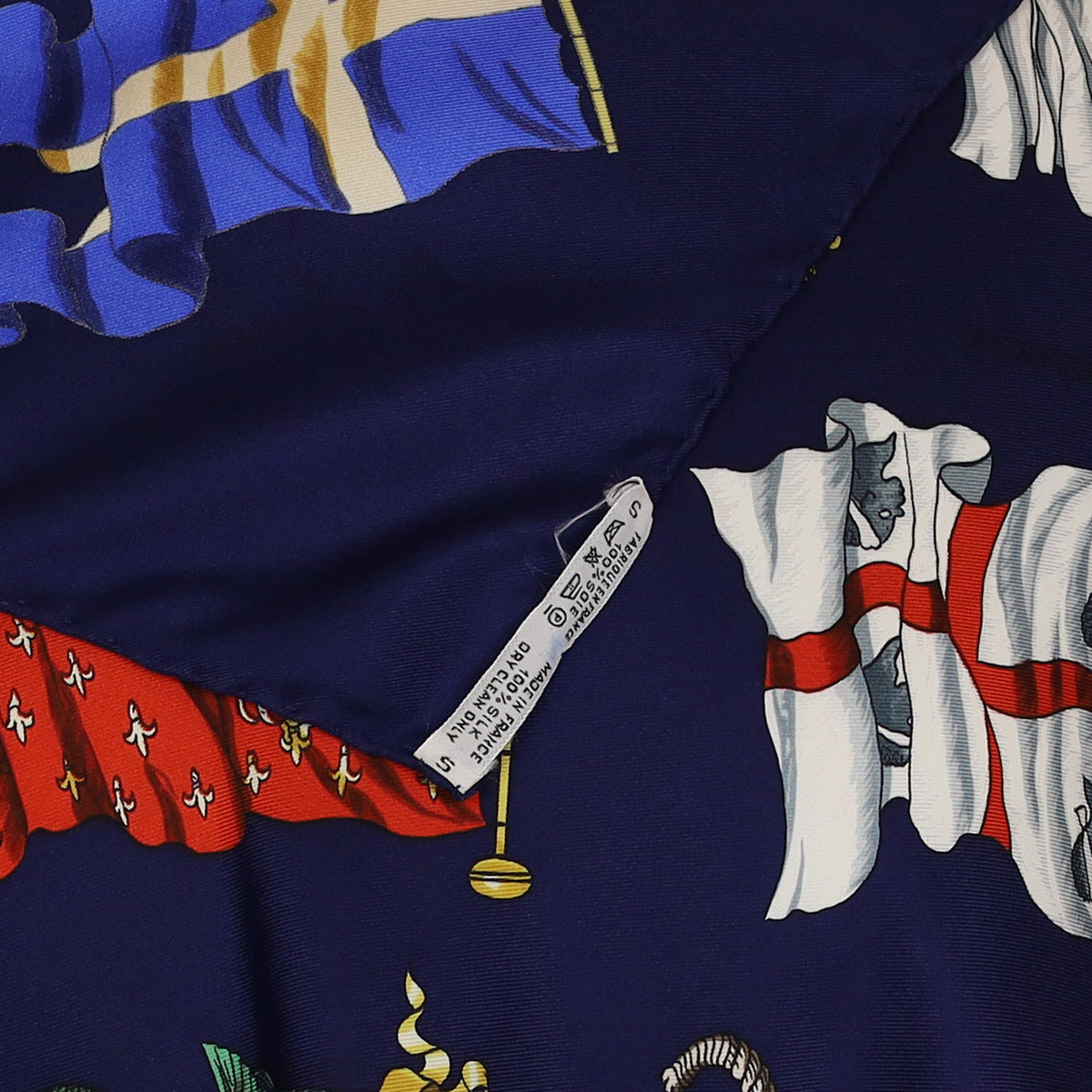 Hermès Pavois Silk Scarf