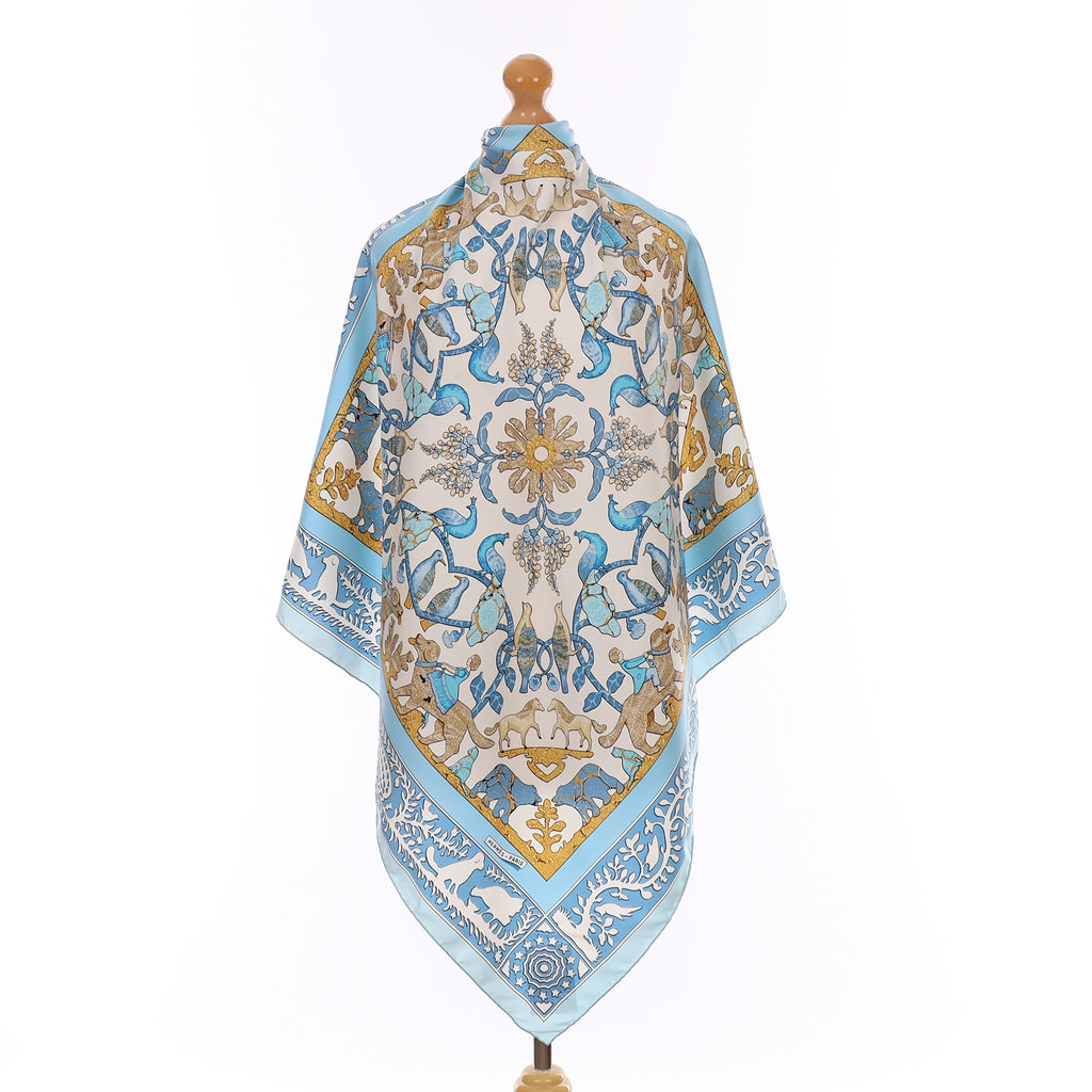 Hermès Early America Silk Scarf